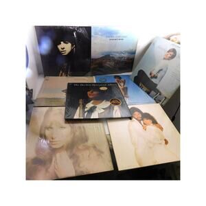 Barbra Streisand 1970s and 1980s Vinyl Record Albums LP Set of 8